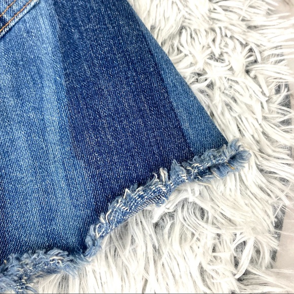 Derek Lam Denim Cleo Crossover Mini Skirt EUC - Picture 8 of 12